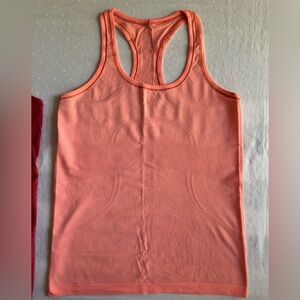 Lululemon Run Swiftly Tech Racerback 🍑 Pop Orange 🍑 Size 8